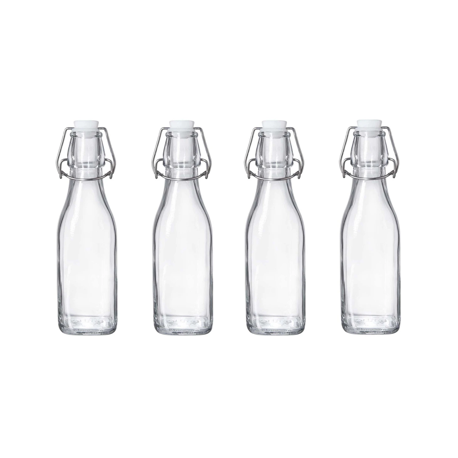 4x Flasche Mit Bügelverschluss 250ml SWING In Transparent 3 4x Flasche Mit Bügelverschluss 250ml SWING In Transparent
