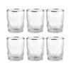 6x Gläser Mit Silberrand 345ml UPSCALE In Silber 1 6x Gläser Mit Silberrand 345ml UPSCALE In Silber -Einrichtungsgeschäft butlers 6x glaser mit silberrand 345ml upscale in silber
