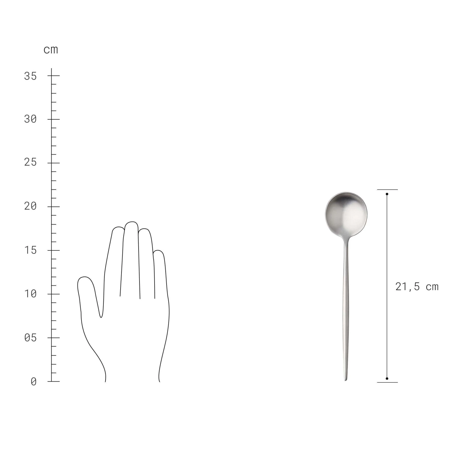 Besteck-Set 4-tlg. Matt STILETTO In Silber 7 Besteck-Set 4-tlg. Matt STILETTO In Silber – Bild 5