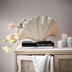 Einrichtungsgeschäft 24 Einrichtungsgeschäft -Einrichtungsgeschäft butlers deko objekt blatt hohe 21cm ginkgo in creme 1