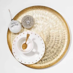 Deko-Teller Ø38cm GOLDEN STAR In Gold 8 Deko-Teller Ø38cm GOLDEN STAR In Gold -Einrichtungsgeschäft butlers deko teller o38cm golden star in gold 2