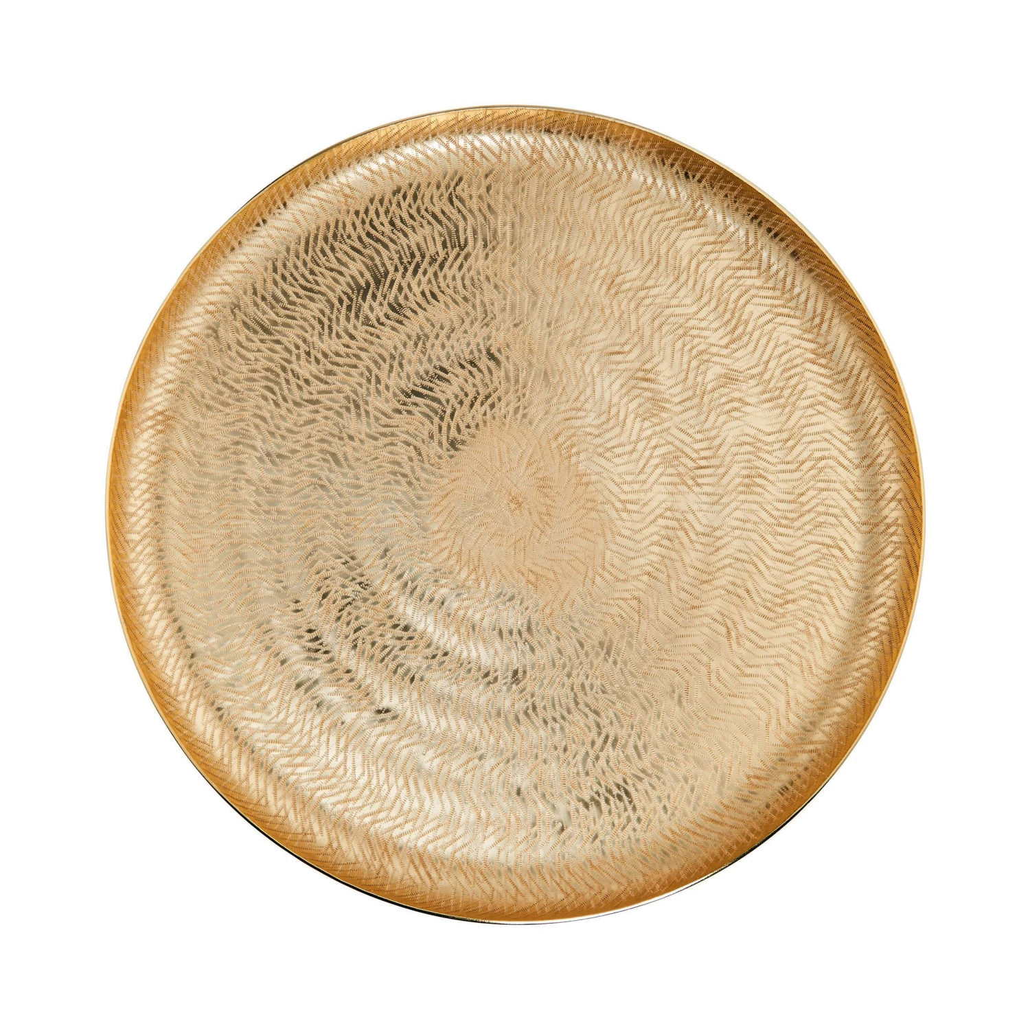 Deko-Teller Ø38cm GOLDEN STAR In Gold 3 Deko-Teller Ø38cm GOLDEN STAR In Gold