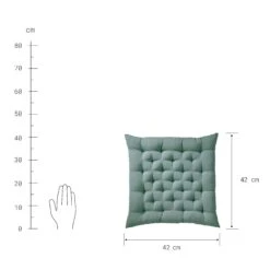 Futonkissen L 42 X B 42cm SOLID In Salbei 9 Futonkissen L 42 X B 42cm SOLID In Salbei -Einrichtungsgeschäft butlers futonkissen l 42 x b 42cm solid in salbei 3