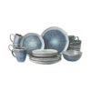 Geschirr-Set 16-tlg. HILDA In Dunkelblau 2 Geschirr-Set 16-tlg. HILDA In Dunkelblau -Einrichtungsgeschäft butlers geschirr set 16 tlg hilda in dunkelblau