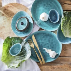 Geschirr-Set Zum Dinner 12-tlg. DE LA ROYA In Blau 15 Geschirr-Set Zum Dinner 12-tlg. DE LA ROYA In Blau -Einrichtungsgeschäft butlers geschirr set zum dinner 12 tlg de la roya in blau 1