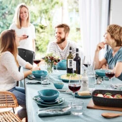 Geschirr-Set Zum Dinner 12-tlg. DE LA ROYA In Blau 24 Geschirr-Set Zum Dinner 12-tlg. DE LA ROYA In Blau -Einrichtungsgeschäft butlers geschirr set zum dinner 12 tlg de la roya in blau 10