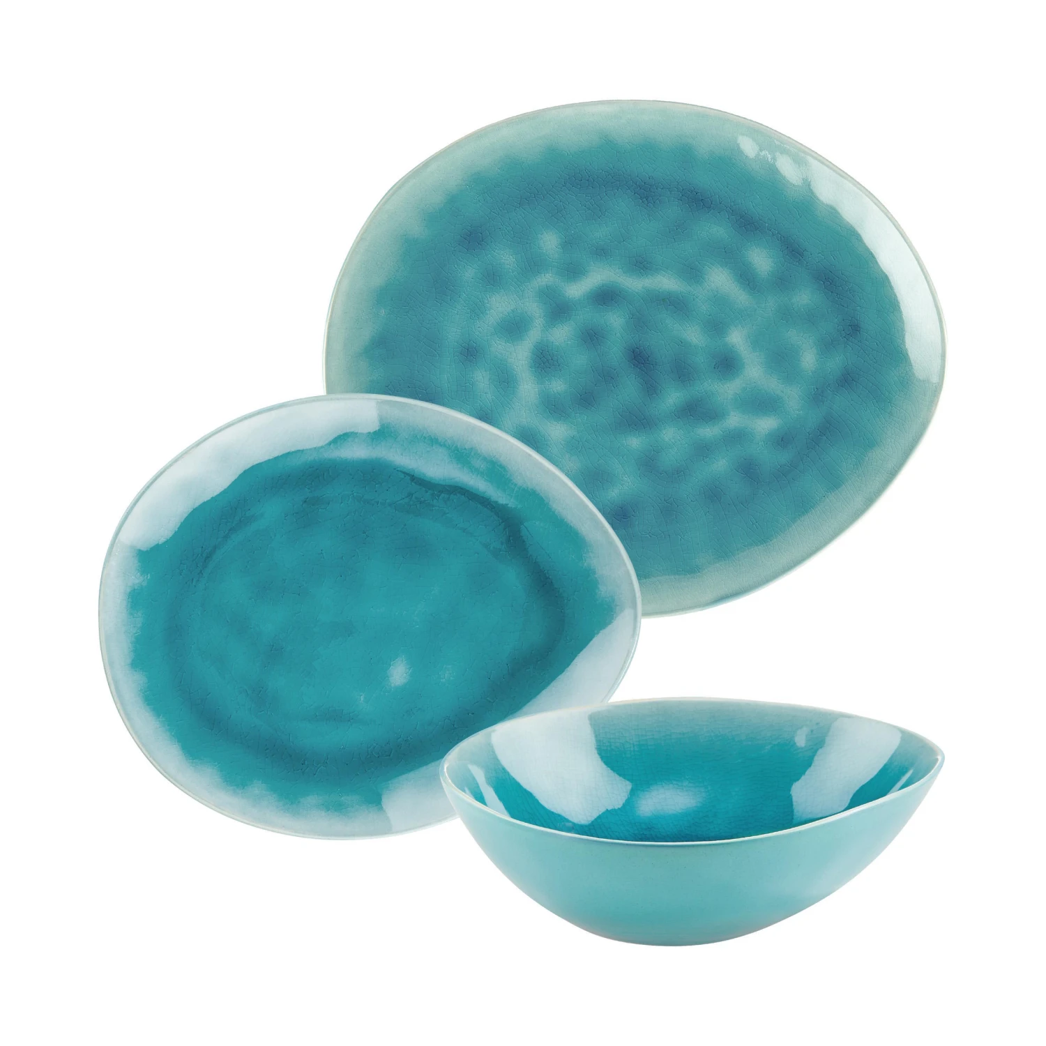 Geschirr-Set Zum Dinner 12-tlg. DE LA ROYA In Blau 5 Geschirr-Set Zum Dinner 12-tlg. DE LA ROYA In Blau – Bild 3