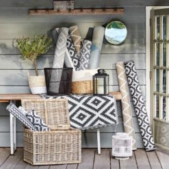 In- & Outdoor-Läufer Mosaik L 140 X B 70cm COLOUR CLASH In Grau -Einrichtungsgeschäft butlers in and outdoor laufer mosaik l 140 x b 70cm colour clash in grau 6