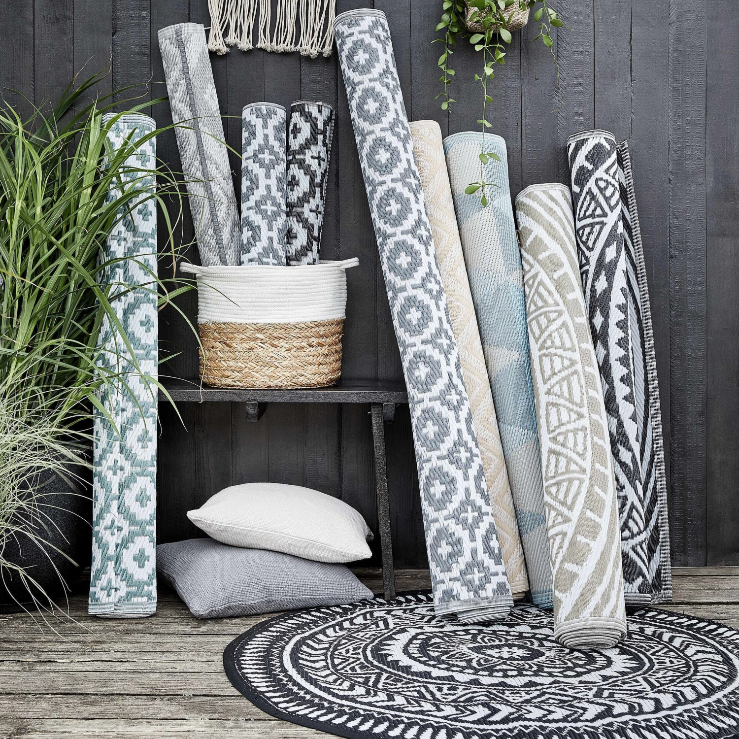 In- & Outdoor-Teppich Mosaik L 200 X B 150cm COLOUR CLASH In Taupe 8 In- & Outdoor-Teppich Mosaik L 200 X B 150cm COLOUR CLASH In Taupe – Bild 6