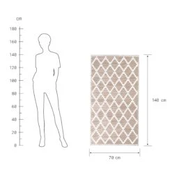 In- & Outdoor-Teppich Rauten L 140 X B 70cm COLOUR CLASH In Natur 8 In- & Outdoor-Teppich Rauten L 140 X B 70cm COLOUR CLASH In Natur -Einrichtungsgeschäft butlers in and outdoor teppich rauten l 140 x b 70cm colour clash in natur 2