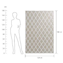 In- & Outdoor-Teppich Rauten L 180 X B 118cm COLOUR CLASH In Natur 14 In- & Outdoor-Teppich Rauten L 180 X B 118cm COLOUR CLASH In Natur -Einrichtungsgeschäft butlers in and outdoor teppich rauten l 180 x b 118cm colour clash in natur 3