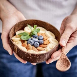 Kokosnussschale 430ml COCONUT In Braun 12 Kokosnussschale 430ml COCONUT In Braun -Einrichtungsgeschäft butlers kokosnussschale 430ml coconut in braun 3