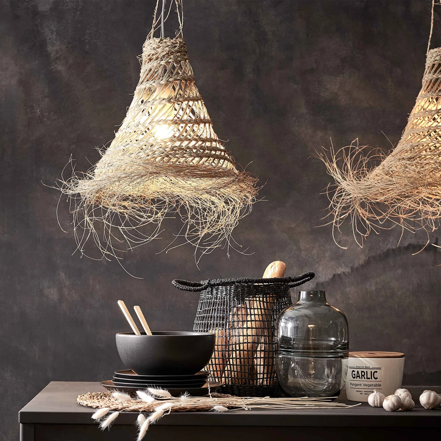 Lampenschirm Höhe 40cm BOMAS In Natur 4 Lampenschirm Höhe 40cm BOMAS In Natur – Bild 2