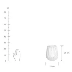 Laterne Höhe 25cm COCOON In Weiß 11 Laterne Höhe 25cm COCOON In Weiß -Einrichtungsgeschäft butlers laterne hohe 25cm cocoon in weiss 3