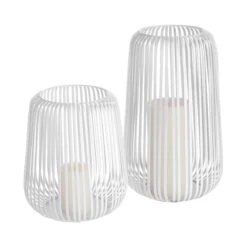 Laterne Höhe 25cm COCOON In Weiß 12 Laterne Höhe 25cm COCOON In Weiß -Einrichtungsgeschäft butlers laterne hohe 25cm cocoon in weiss 4