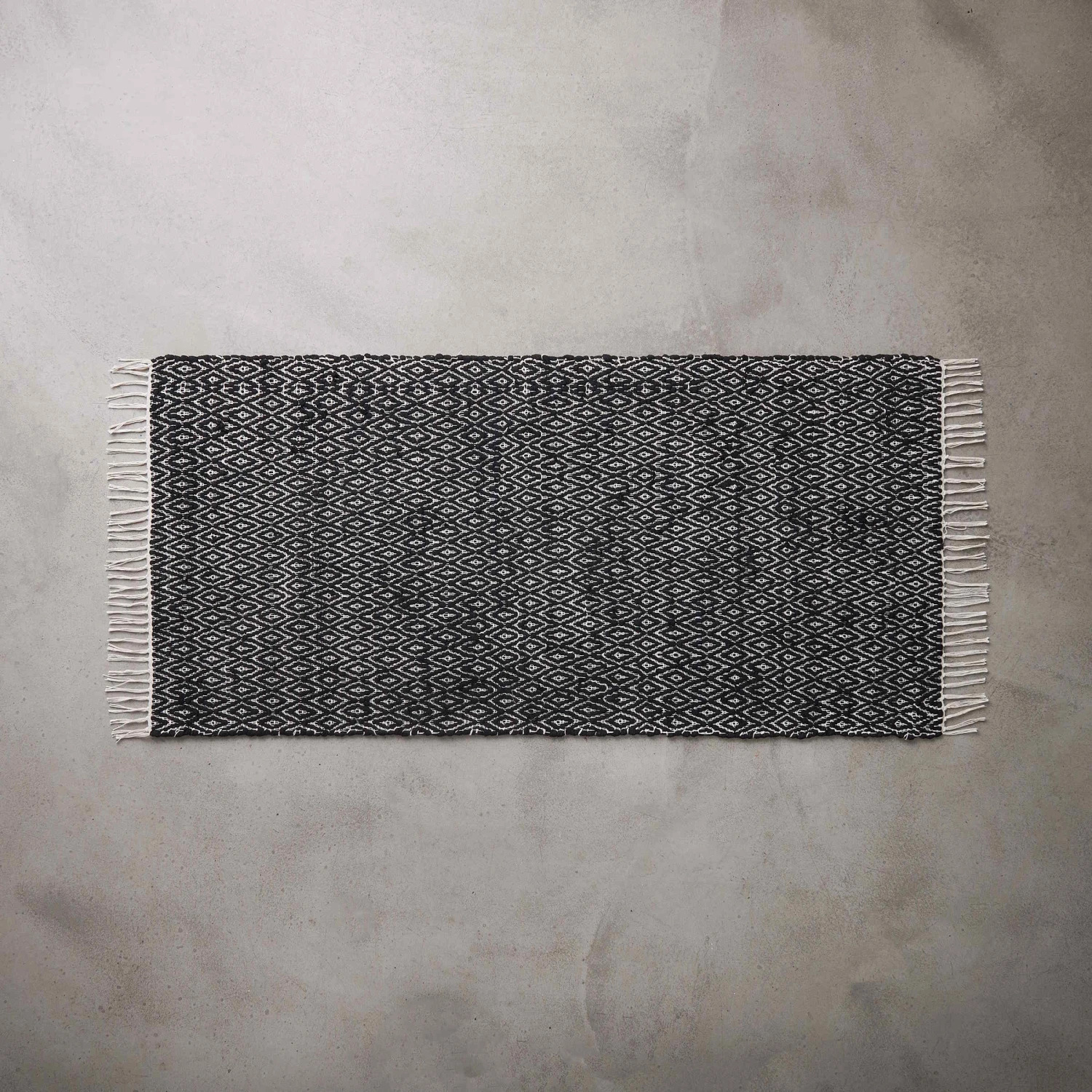 Läufer Rauten L 140 X B 70cm ETHNO LODGE In Schwarz-Natur 7 Läufer Rauten L 140 X B 70cm ETHNO LODGE In Schwarz-Natur – Bild 5