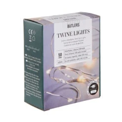 LED Lichterkette 50 Lichter Mit USB-Batteriefach TWINE LIGHTS In Transparent 13 LED Lichterkette 50 Lichter Mit USB-Batteriefach TWINE LIGHTS In Transparent -Einrichtungsgeschäft butlers led lichterkette 50 lichter mit usb batteriefach twine lights in transparent 2