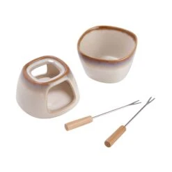 Mini-Fondue Mit 2 Gabeln AU CHOCOLAT In Beige 13 Mini-Fondue Mit 2 Gabeln AU CHOCOLAT In Beige -Einrichtungsgeschäft butlers mini fondue mit 2 gabeln au chocolat in beige 4