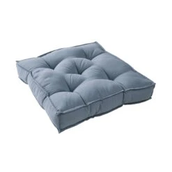 Sitzkissen L 40 X B 40cm SOLID In Blau 8 Sitzkissen L 40 X B 40cm SOLID In Blau -Einrichtungsgeschäft butlers sitzkissen l 40 x b 40cm solid in blau 2