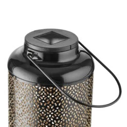 Solar-Laterne H 24cm SOLANA In Schwarz-Gold 9 Solar-Laterne H 24cm SOLANA In Schwarz-Gold -Einrichtungsgeschäft butlers solar laterne h 24cm solana in schwarz gold 3