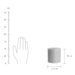 Stumpenkerze Höhe 10cm RUSTIC In Grau 7 Stumpenkerze Höhe 10cm RUSTIC In Grau -Einrichtungsgeschäft butlers stumpenkerze hohe 10cm rustic in grau 2