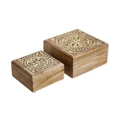 Truhe Mit Schnitzerei L 17 X B 17cm TREASURE In Hellbraun-Gold 13 Truhe Mit Schnitzerei L 17 X B 17cm TREASURE In Hellbraun-Gold -Einrichtungsgeschäft butlers truhe mit schnitzerei l 17 x b 17cm treasure in hellbraun gold 5