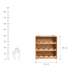 Weinregal VINOTHEK In Natur 14 Weinregal VINOTHEK In Natur -Einrichtungsgeschäft butlers weinregal vinothek in natur 3