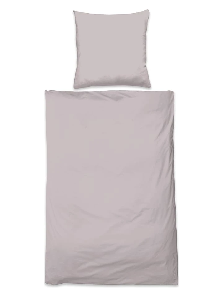 Chiemsee Renforcé-Bettwäsche-Set "Lanzarote" In Grau 4 Chiemsee Renforcé-Bettwäsche-Set "Lanzarote" In Grau – Bild 2