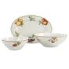 CreaTable Flora Orchard Geschirrset Servier Set 3 Teilig In Weiß 2 CreaTable Flora Orchard Geschirrset Servier Set 3 Teilig In Weiß -Einrichtungsgeschäft creatable creatable flora orchard geschirrset servier set 3 teilig in weiss