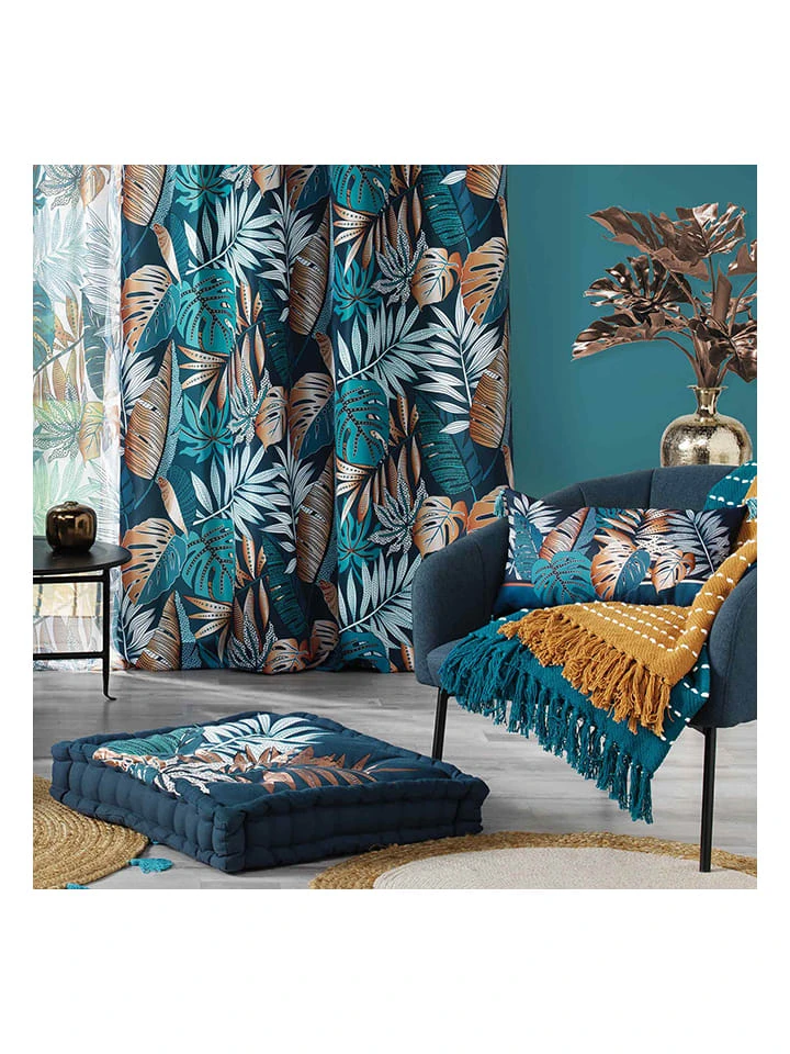 Sitzkissen "Terre Indigo" In Dunkelblau 5 Sitzkissen "Terre Indigo" In Dunkelblau – Bild 3