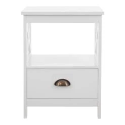 Beistelltisch Larsmo In Weiß (H)54cm (B)40cm (T)35cm -Einrichtungsgeschäft en casa beistelltisch larsmo in weiss h 54cm b 40cm t 35cm 4