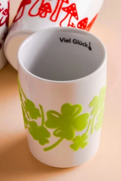 Glücksbotschafter Becher "touch! Kleeblatt" In Apfelgrün - 0,35 L -Einrichtungsgeschäft kahla glucksbotschafter becher touch kleeblatt in apfelgrun 0 35 l 4