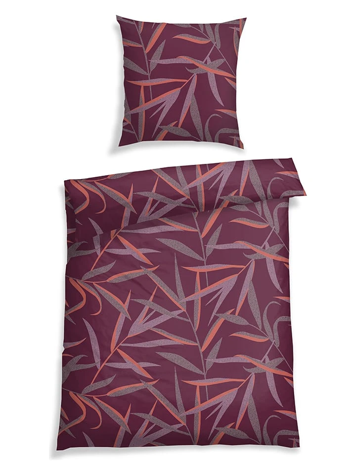 Schiesser Renforcé-Bettwäsche-Set "Lia" In Lila 3 Schiesser Renforcé-Bettwäsche-Set "Lia" In Lila