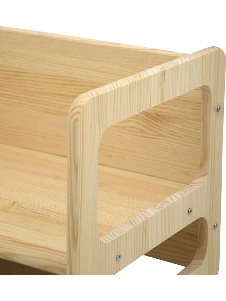 Bank "Montessori" In Natur - (B)75 X (H)39 X (T)39 Cm 5 Bank "Montessori" In Natur - (B)75 X (H)39 X (T)39 Cm – Bild 3